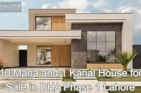 10 Marla and 1 Kanal House for Sale in DHA Phase 1 Lahore, Punjab, Pakistan