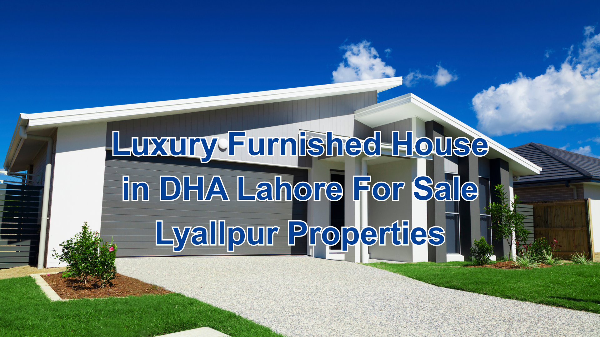 Furnished house in DHA