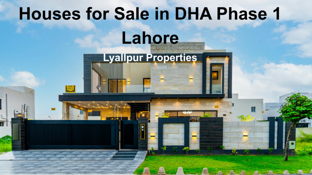 houses for sale in dha phase 1 lahore